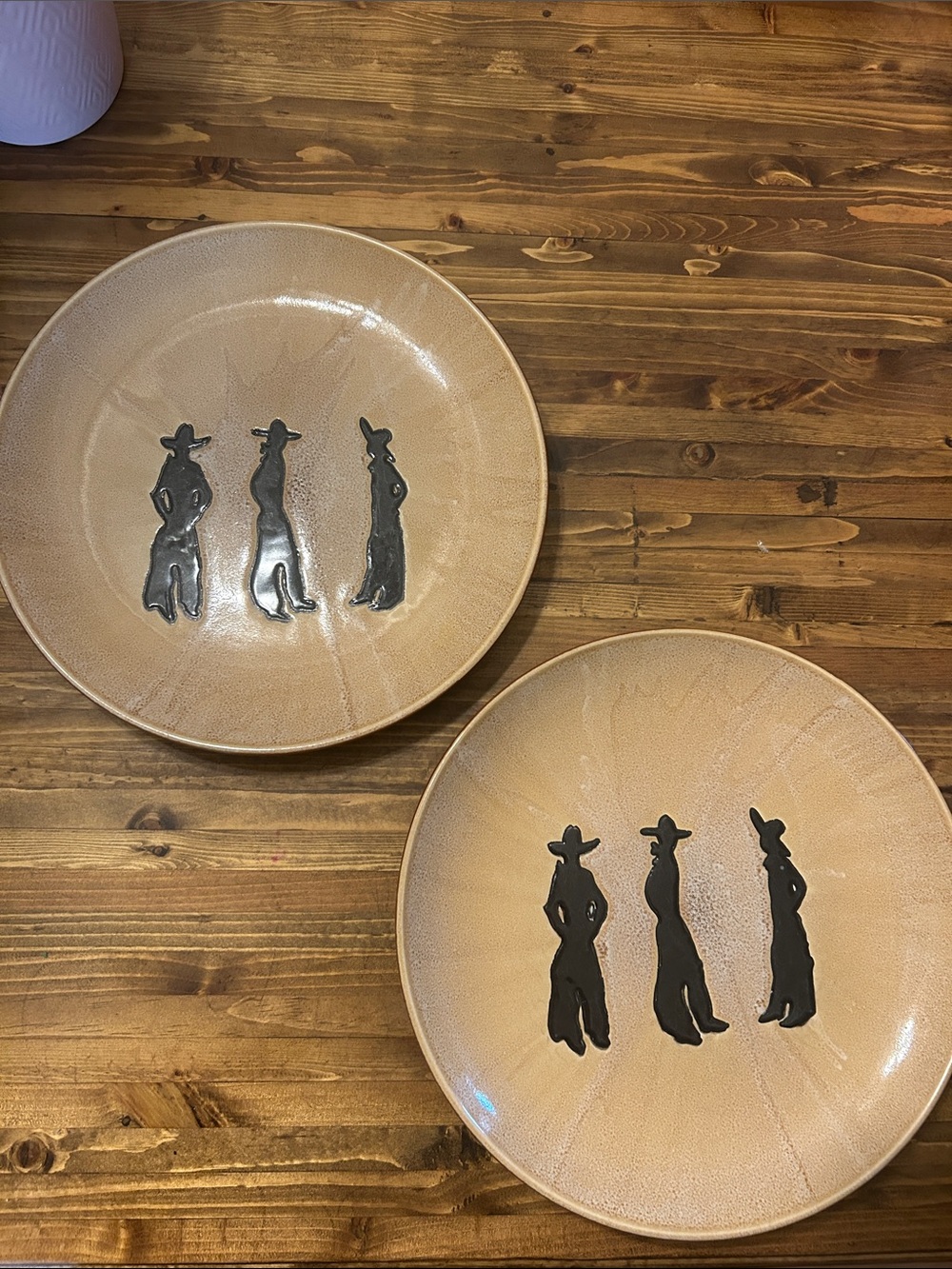 Cowboy Living Buckaroo Stoneware Dinner Plates - Set of 2